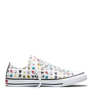 🐈💞 CONVERSE CHUCK TAYLOR ALL STAR OX X HELLO KITTY WHITE 🐈💞
